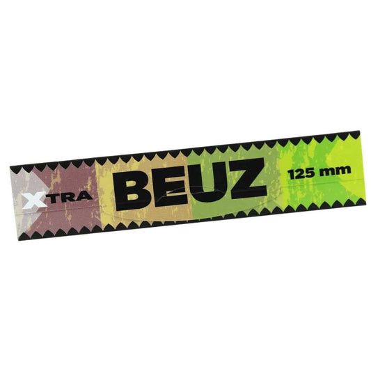 Pochette de feuilles à rouler BEUZ XTRA 125 mm, longues et slim, couleur brun