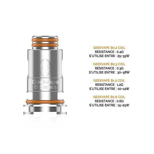 Résistance B Series Geekvape en métal avec anneaux orange