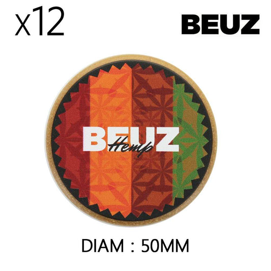 Grinder en chanvre Beuz Hemp, diam. 50 mm, couvercle décoratif