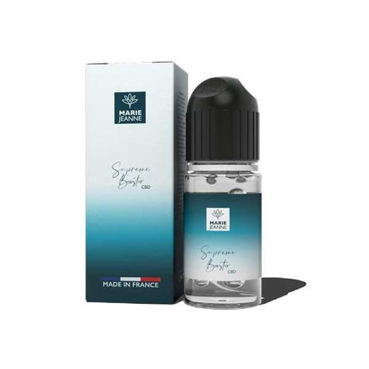 Flacon Booster Supreme CBD 30 ml Marie Jeanne avec bouchon noir et boîte