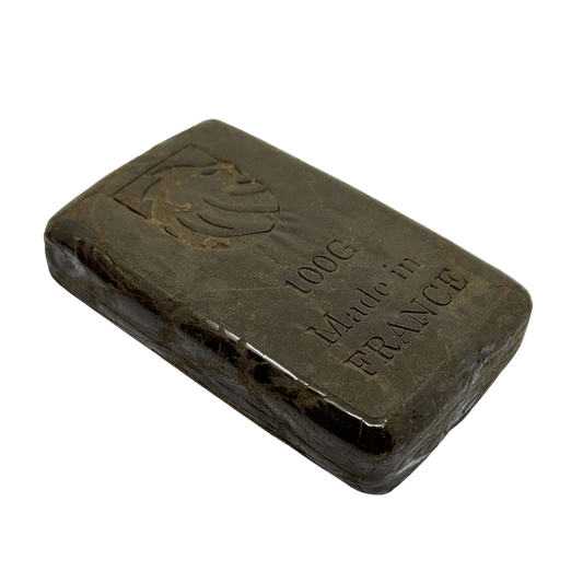 Pain de résine CBD sombre, marquage 100g et logo en relief