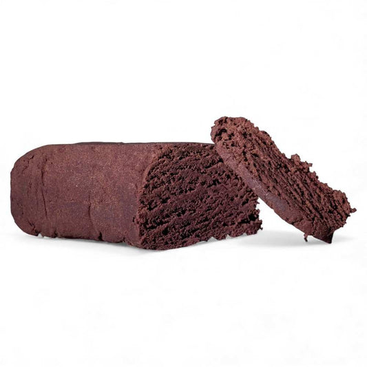 Résine CBD Purple Hash 29% : pâte marron foncé en morceaux