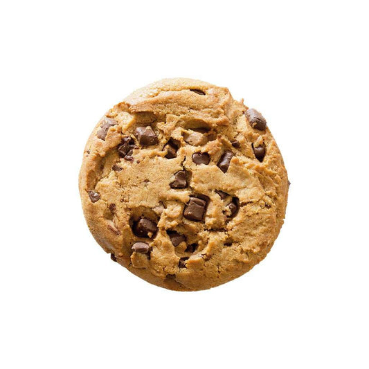 Cookie rond au chocolat avec morceaux, biscuit gourmand