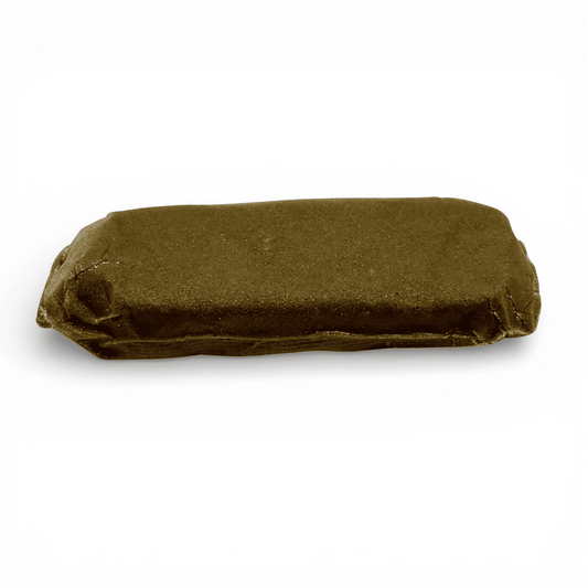 Résine CBD/CBN Piatella, bloc brun-vert rectangulaire (50 g)