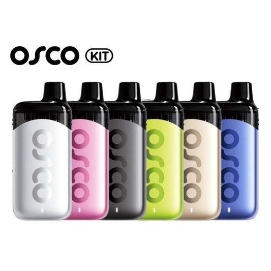 Pack de pods DUOPOD Osco KIT multicolores avec embouts noirs et fenêtres transparentes