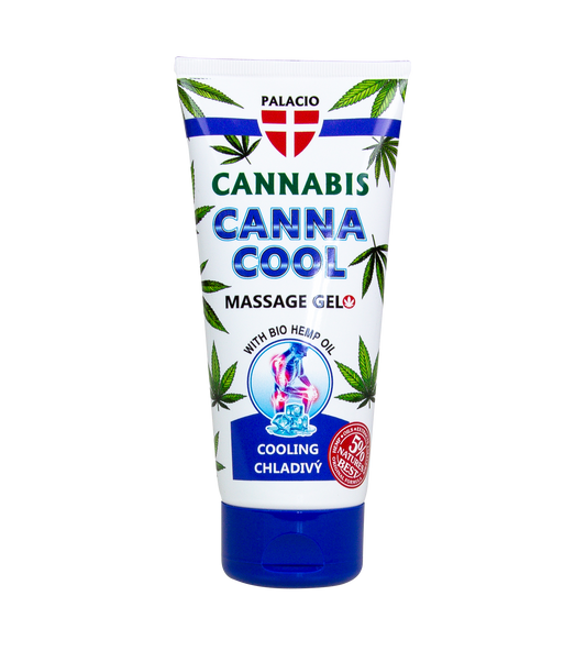 Tube de gel de massage au chanvre CANNABIS CANNA COOL effet rafraîchissant, 200 ml