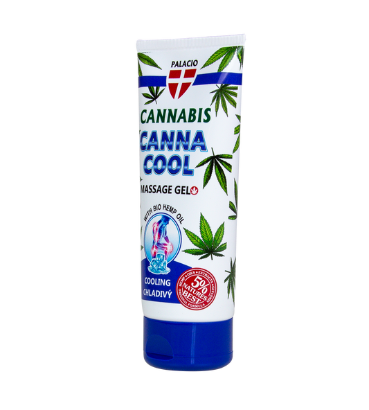 Tube de gel de massage au chanvre CANNABIS CANNA COOL effet rafraîchissant, 200 ml