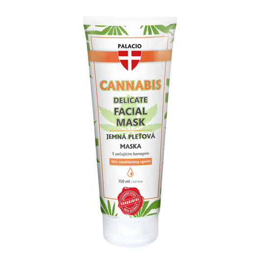 Tube de masque facial Cannabis délicate Palacio, 150 ml, vue de face