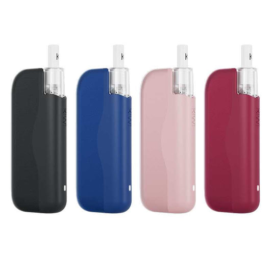 Kit pod de vapoteuse en quatre couleurs : noir, bleu, rose, rouge bordeaux
