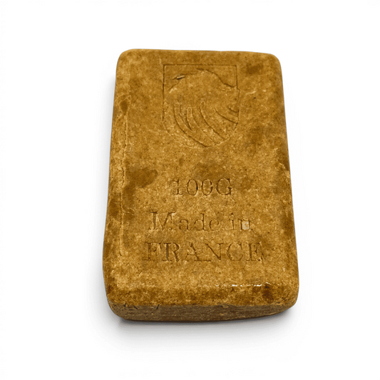 Pavé de résine CBDX brun, marquage 100g et Made in France