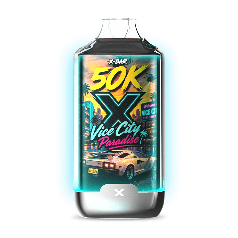 Flacon d’e-liquide X-BAR 50K «Vice City Paradise»