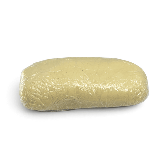 Galette de résine Piatella jaune clair, surface arrondie