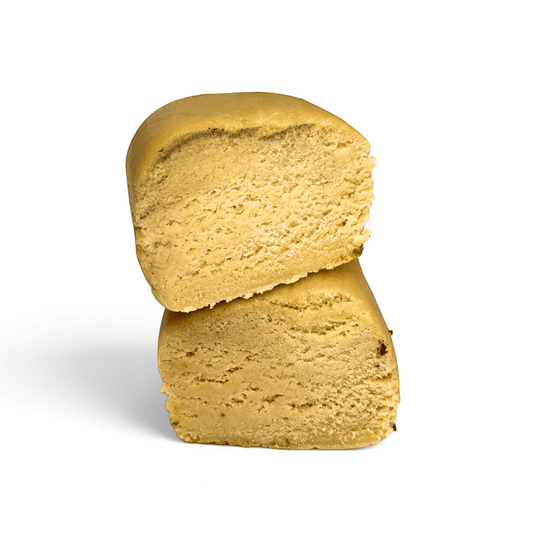 Résine Piatella Ice HE+ en deux morceaux, jaune doré, texture granuleuse