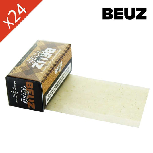 Boîte BEUZ Slim Rolls avec rouleau de feuille à rouler, papier clair.