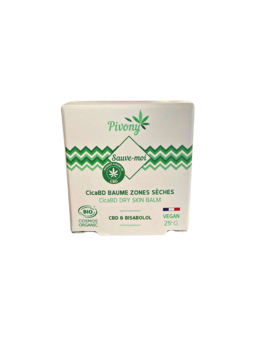 CicaBD baume zones sèches Pivony - Chris'Shop cbd