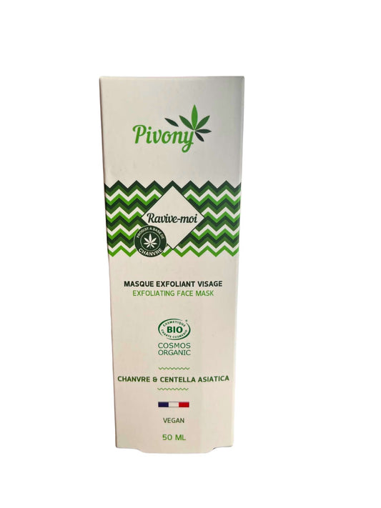 Masque exfoliant visage Pivony - Chris'Shop cbd
